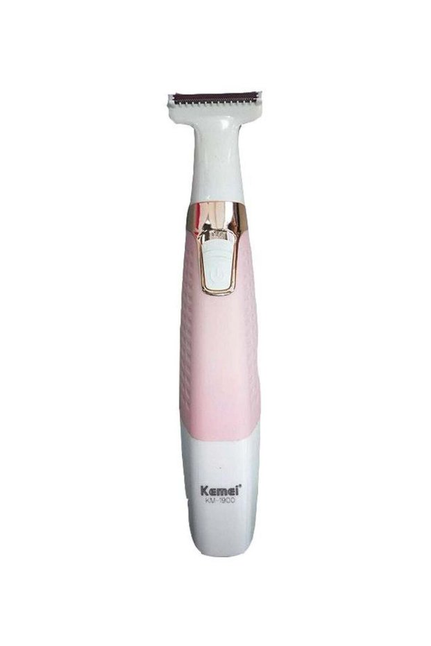 Km-1900 Rechargeable Body Shaver And Eyebrow Trimmer Pink/White/Gold