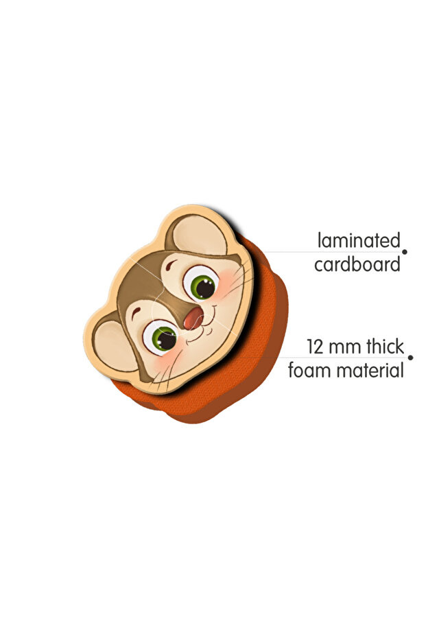 Puffy Puzzle Forest Animals - 4