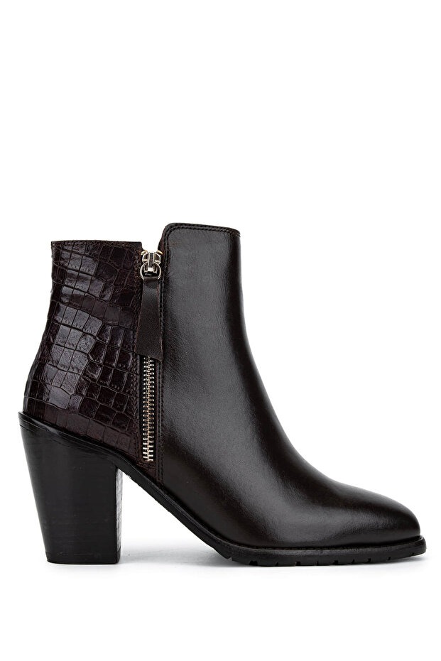 Women's Genuine Leather Brown Classic Boots