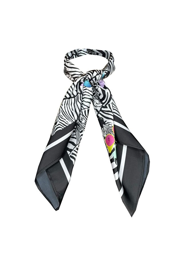 وشاح زيبرا 70*70 سم - 2