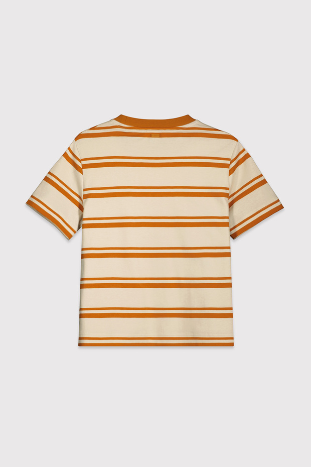 Çizgili Regular Basic Tshirt - 6