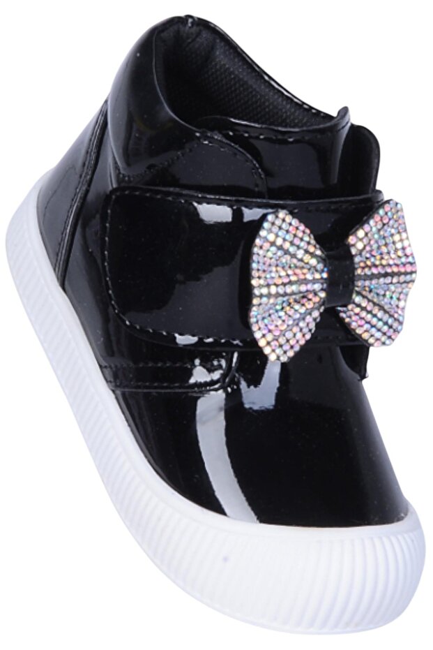 Herbebe 015 Patent Leather Black Girl's Boots