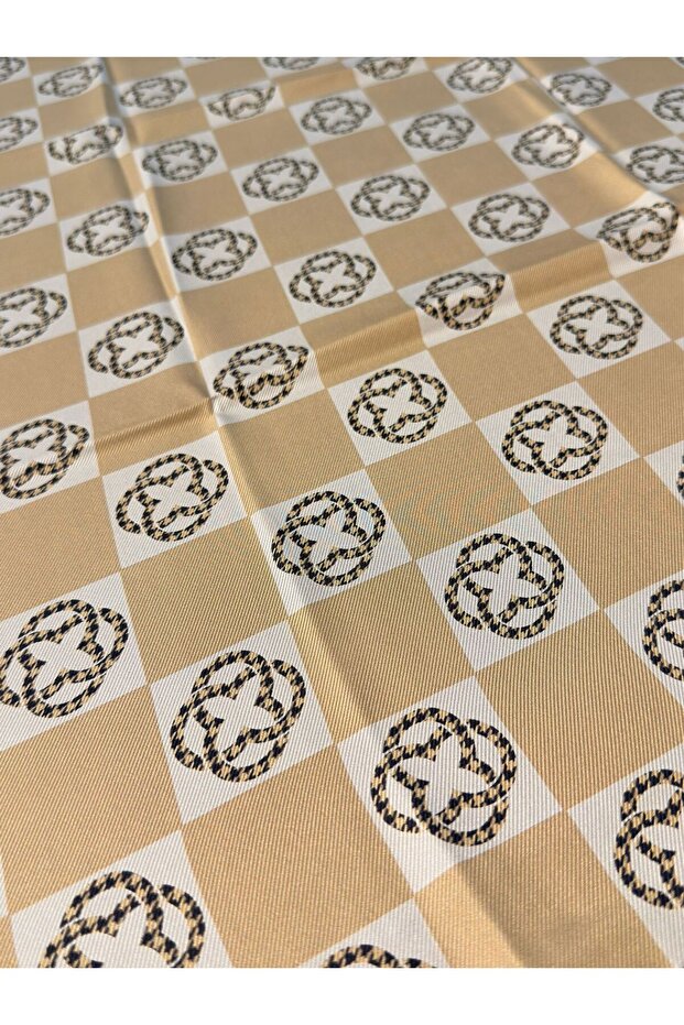 Bosphorus Çift Taraflı İpek Twill Eşarp 8914712 - 7