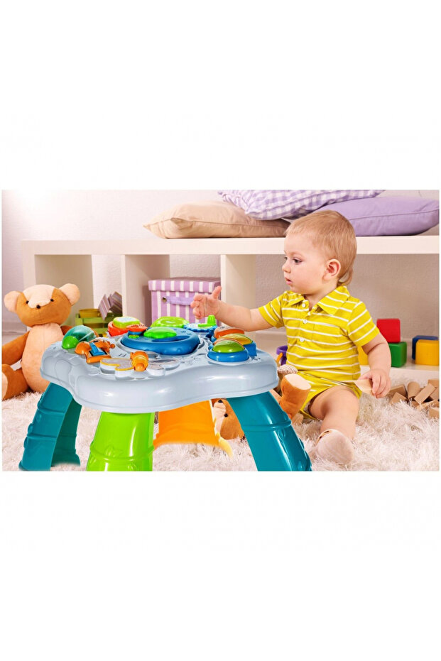 Interactive table with sounds and lights Learning Table Green - 7