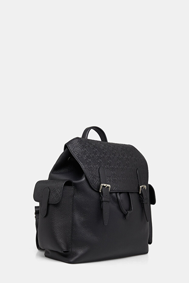 SİYAH DERI ÇANTA - 2