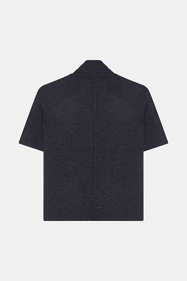 SİYAH BALIKÇI YAKA TSHIRT - 2