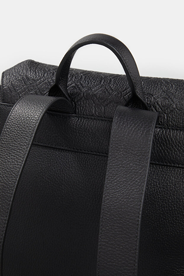 SİYAH DERI ÇANTA - 4