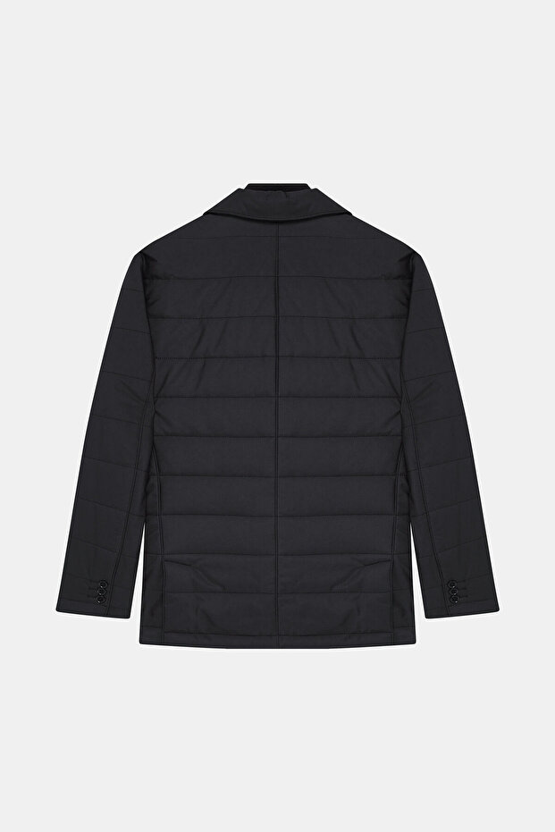 DÜĞMELİ SİYAH MONT - 2