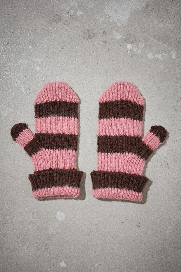 Çizgili eldiven - 4