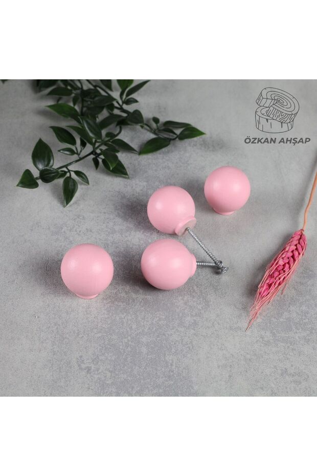 Küre Ahşap Kulp Lüks Country Mutfak Mobilya Dolap Çekmece Kulbu ( 1 ADET ) - 2