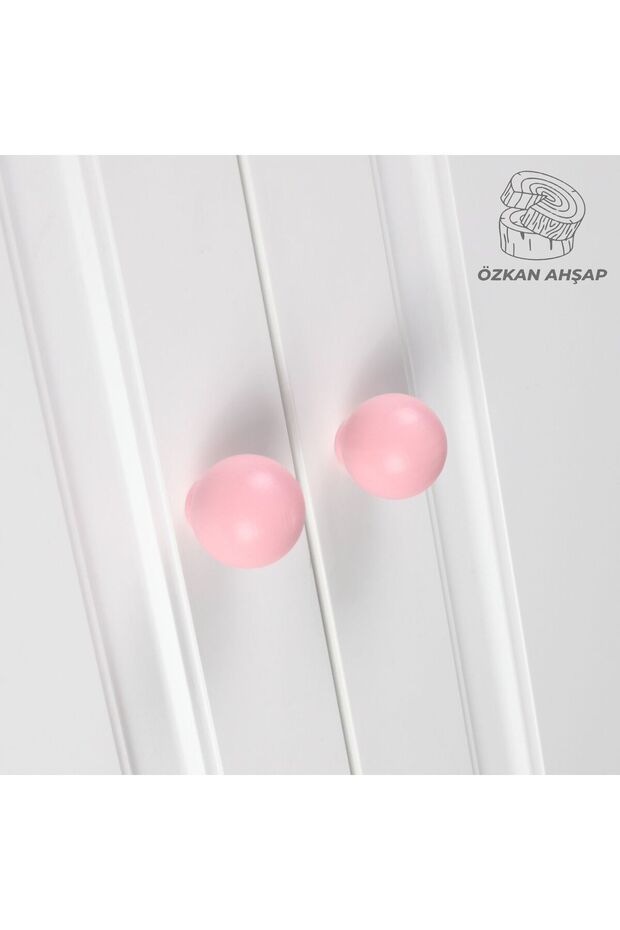 Küre Ahşap Kulp Lüks Country Mutfak Mobilya Dolap Çekmece Kulbu ( 1 ADET ) - 1