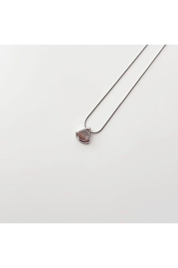 Shilling Gray Steel Necklace | Steel Necklace