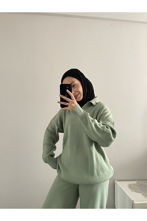 Σετ Πλεκτά Πόλο Γιακά - 4