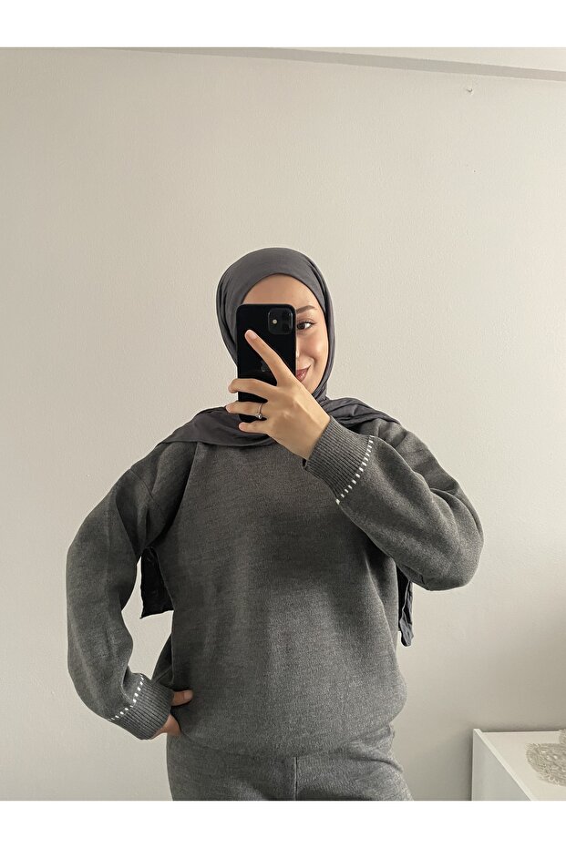 Ριγέ Πλεκτό Σετ - 5