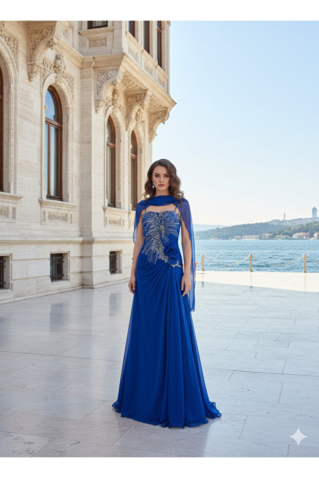 ŞİFON ABİYE ELBİSE - 1