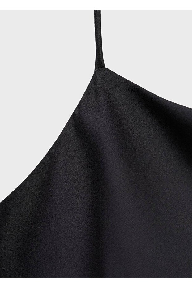 Saten midi gecelik - 7