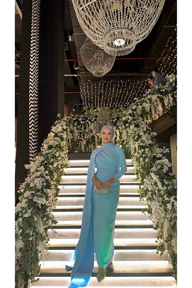 Serena Taşlı Elbise - 3