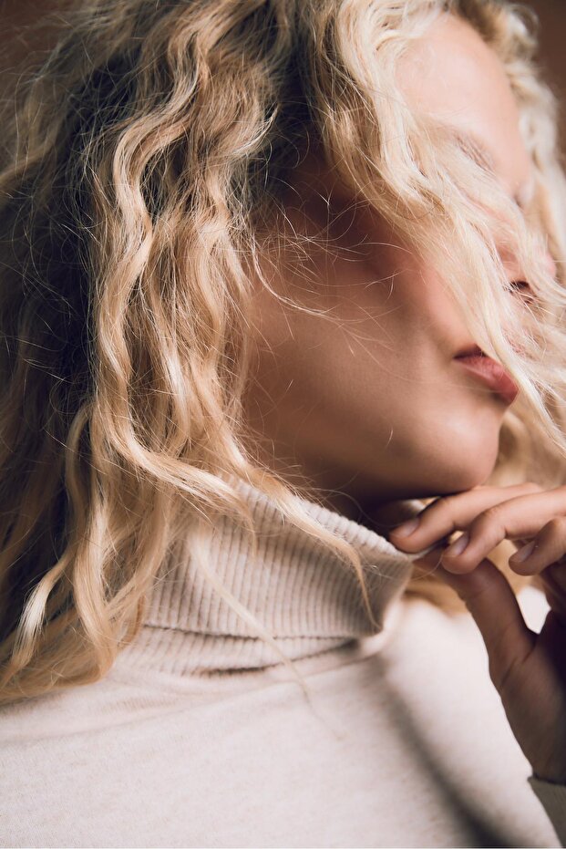 سترة محبوكة أساسية برقبة عالية - 4