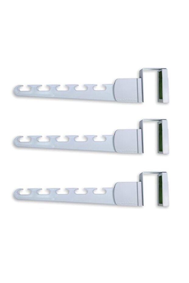 Over the Door Organizer Hanger Hook for Clothes, Coats, and Towels, Space Saving 5 Slot High Capaci