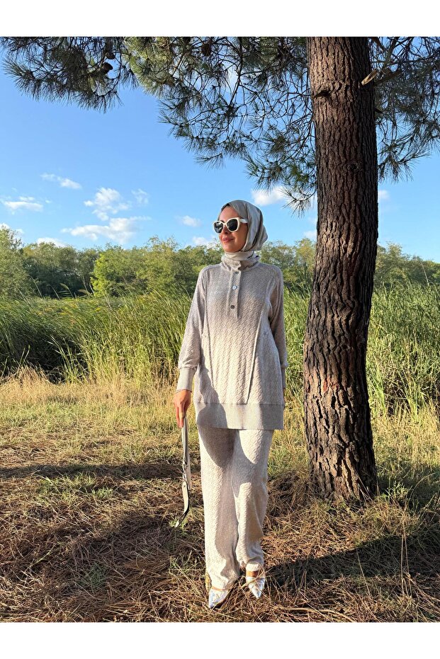 SERPME TAŞLI TRİKO TAKIM - 2