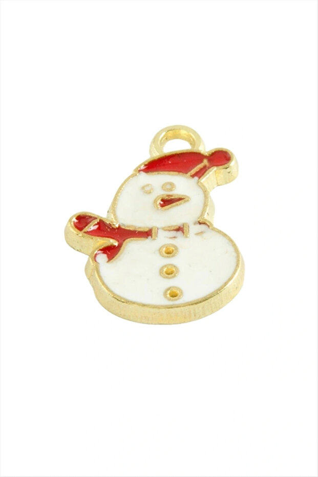 BUĞZ Kardan Adam Yılbaşı Mineli Kolye Ucu 1 Adet - 2