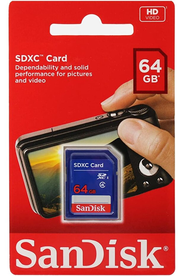 Memory Card Compatible with Cameras - Secure Digital - 64GB SDSDB-064G-B35 - 1