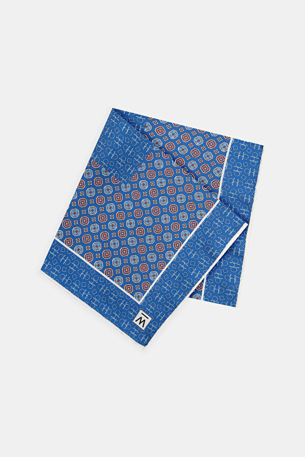 MAVİ İPEK MENDİL - 2