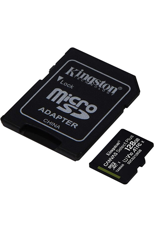 128GB microSDXC Canvas Select Plus (A1, Class 10) with SD adapter - Black - 2