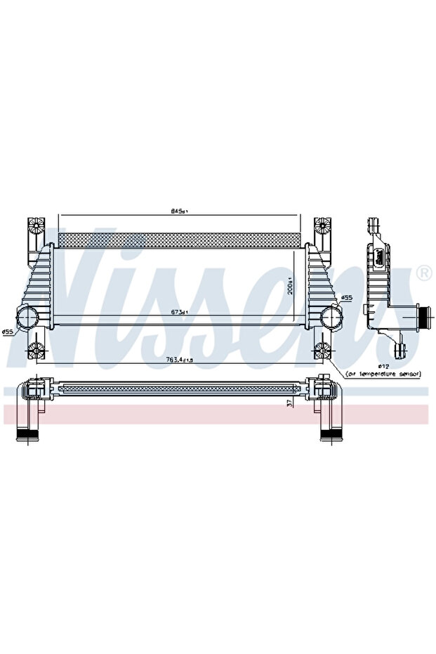 Intercooler Compresor Ford Ranger - 6