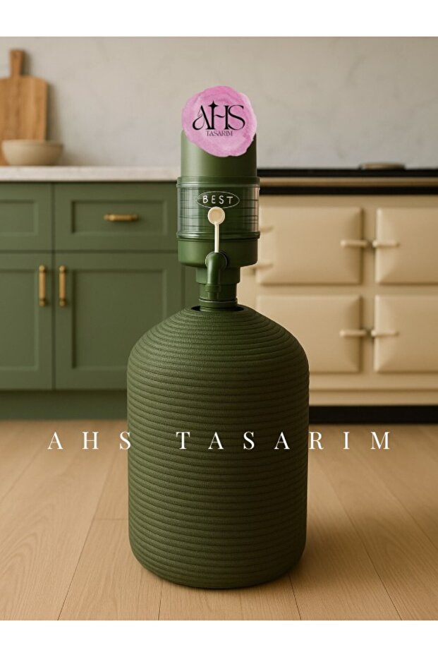 Natural and Stylish Water Bottle Cover with Wicker Rope Coating - Cover