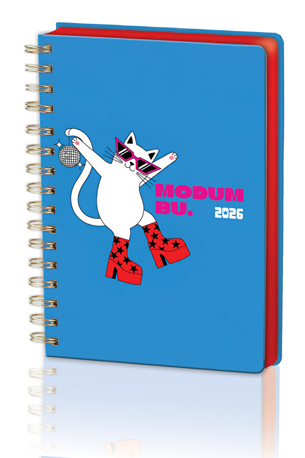 Spiral Bound Hardcover 2026 Daily Agenda A5