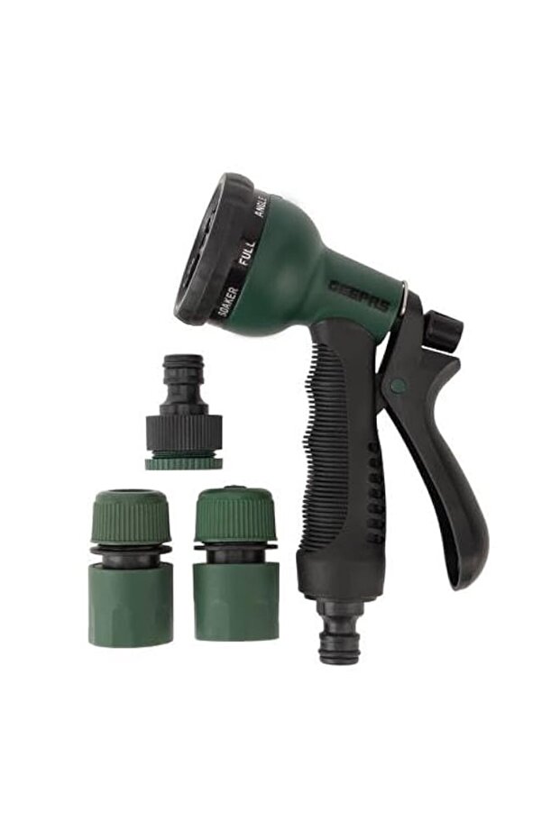 Geepas 8 Patterns Sprayer Set, Black