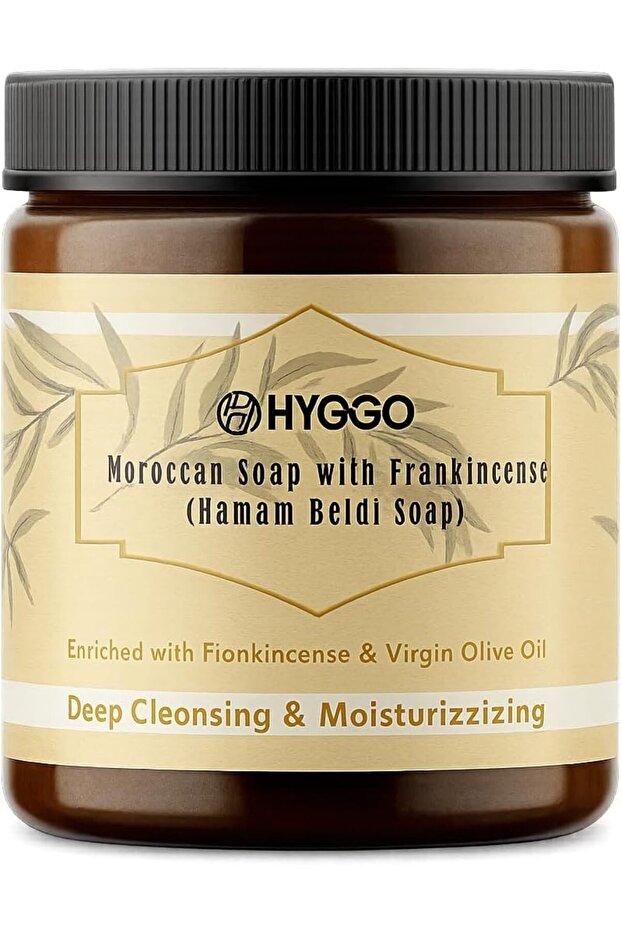 Frankincense Sabounia – 100% Organic Black Soap (500 g)