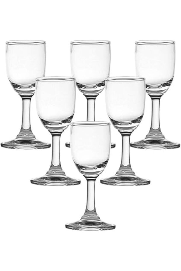 Classic Liqueur Glass 30ml Set of 6 Shot Shooter Liquor Glass Tiny Tumbler