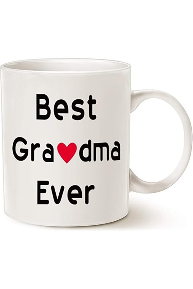 Mothers Day Gift Best Grandma Ever Coffee Mug 11oz Unique Holiday or Birthday Gift White Cup