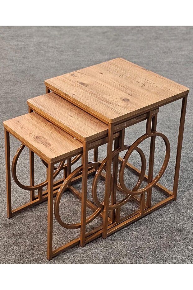 Ziğon sehpa 3 lü - 1