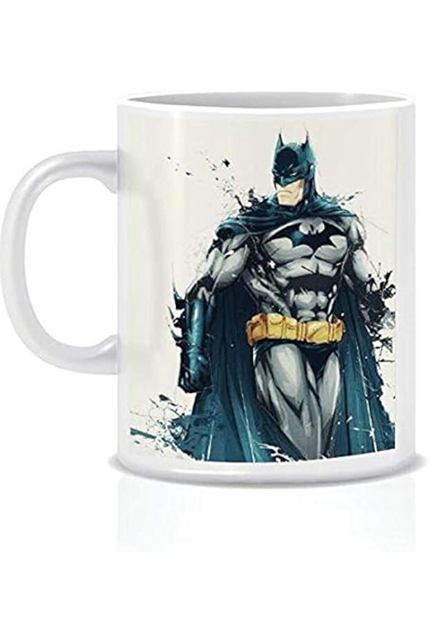 Batman White Ceramic Mug