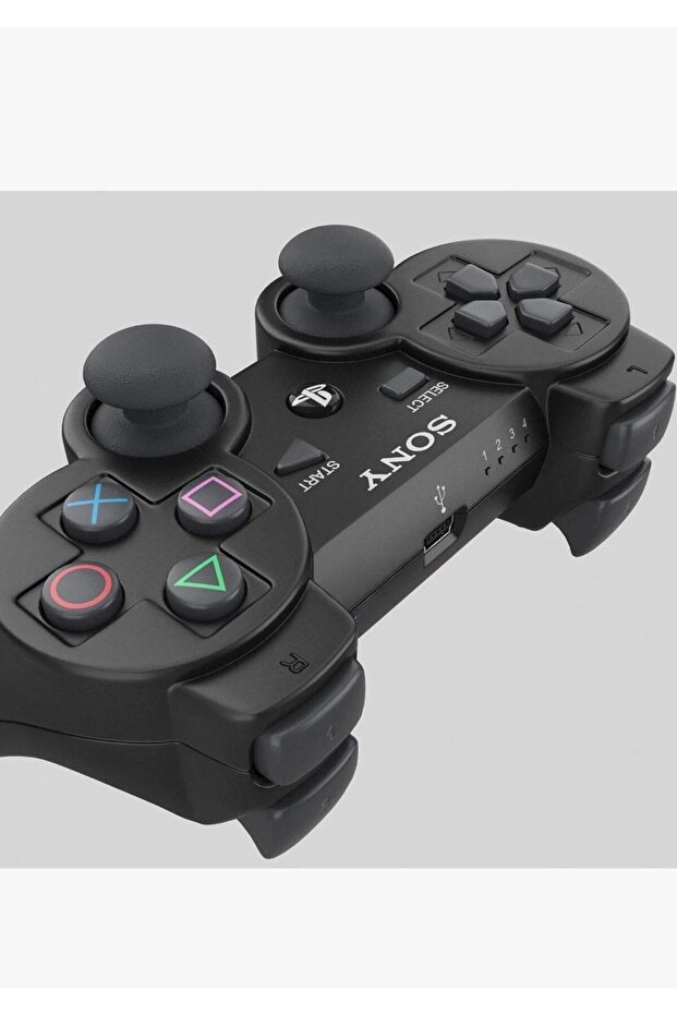 Ps3 Dualshock Gamepad Yeni Nesil Kol Controller Oyun Kolu PS3 + PC + 1.5 mt Şarj Kablosu - 4