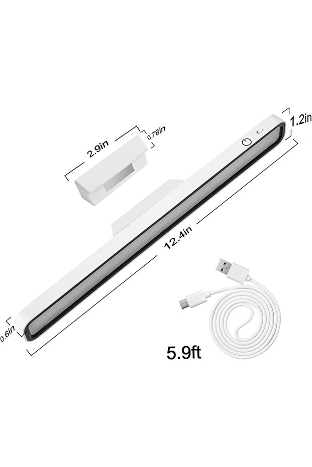 The charging bulb is a multi-use LED light that comes with a remote control. It has a magnet for easy installation. - 7