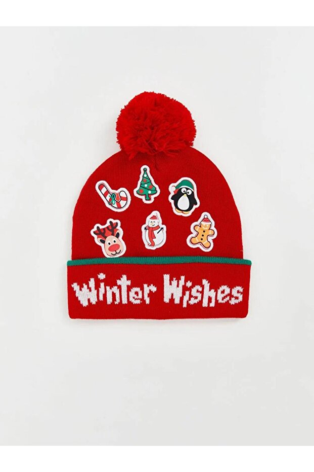 New Year's Themed Boy's Beret (W5)