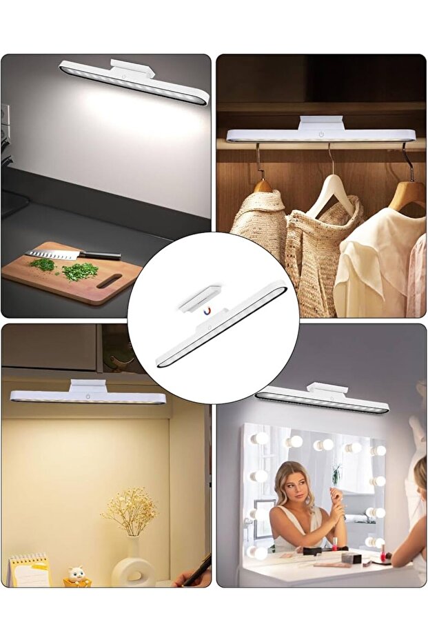 The charging bulb is a multi-use LED light that comes with a remote control. It has a magnet for easy installation. - 8