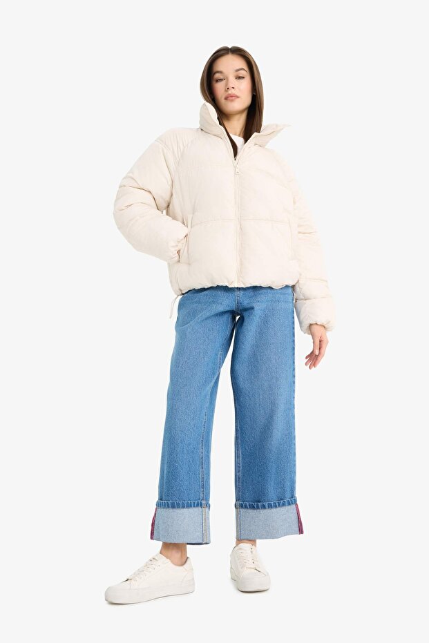 Kadın Mont E8690AX/ER128 ECRU - 4