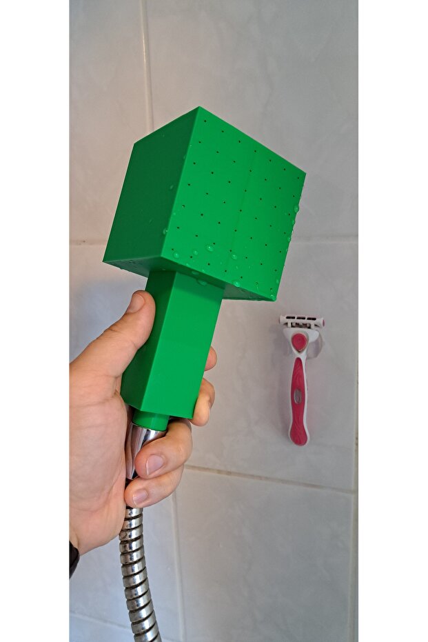 Minecraft Temalı Duş Başlığı - 1