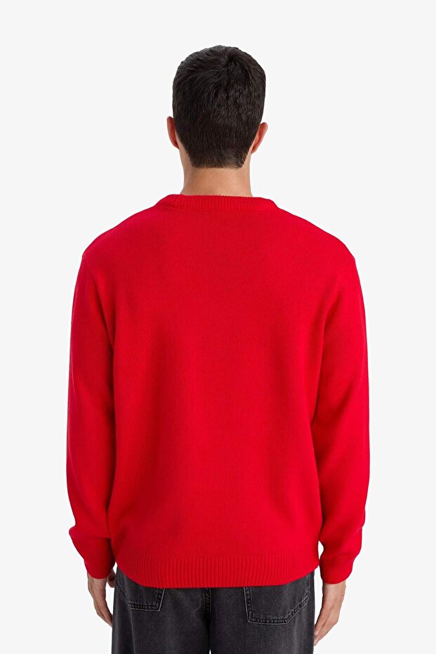 Yılbaşı Temalı Triko Kazak G1119AX25WN - 7