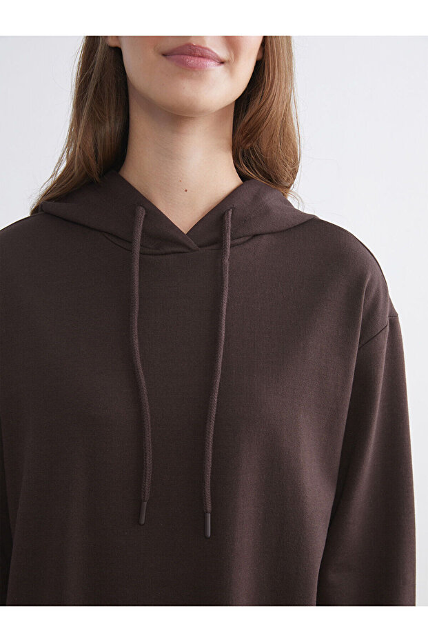 Vizyon Yeni Sezon Kapüşonlu Sweat Elbise - 3