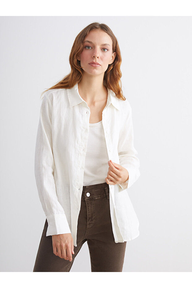 Shirts - Ecru - Regular fit