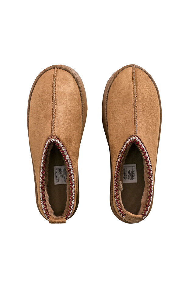 LCW STEPS Süet Görünümlü Kadın Ev Terliği - 6