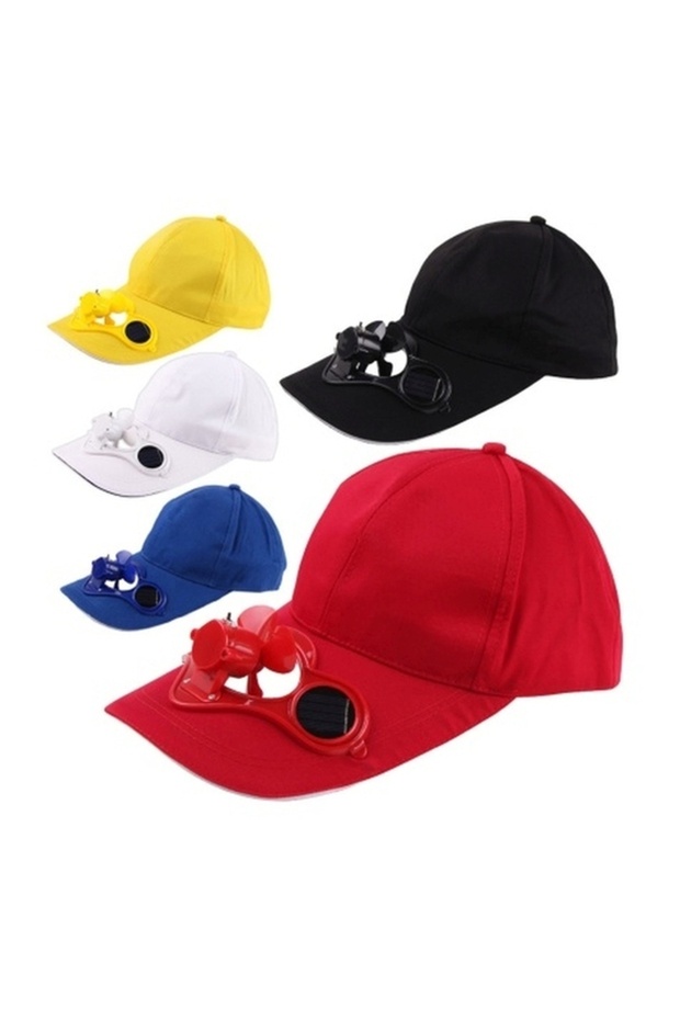 Hat with Solar Powered Fan - 8