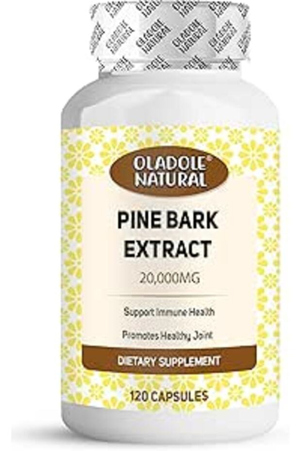 Pine Bark Extract 500mg, 120 Veggie Capsules