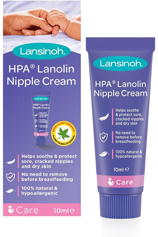 HPA Lanolin for Sore Nipples & Cracked Skin, 10 ml
